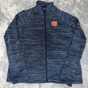 Under Armour Auburn Tigers Full Zip Jacket Men’s Medium Navy Space Dye